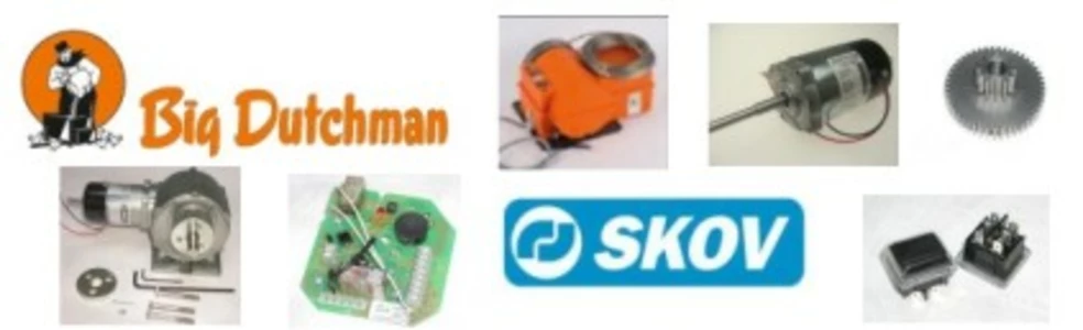 Запасные части для всех моделей сервопривода Skov DA 75/Big Dutchman CL 75