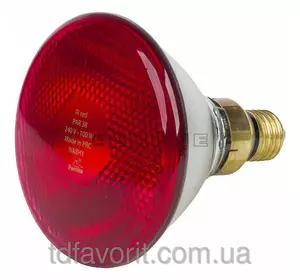 Лампа для обогрева PAR38 100W FARMA красная