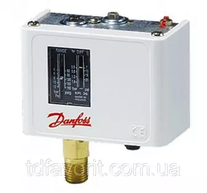Danfoss KP 36 (G1/4, 2-14 бар) - реле давления для жидких сред